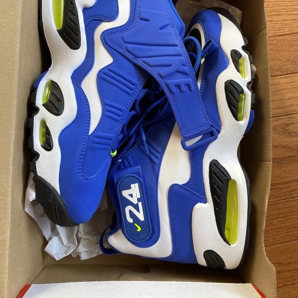 Mens Nike Air Griffey Max 1 2021 Varsity Royal Volt White Size 10.5 DJ5161-400 - Picture 7 of 9